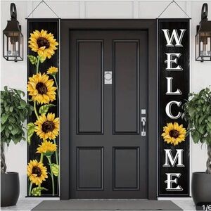 Charming Sunflower Hanging Porch Banners- Set of 2 🌻🆕🌻
